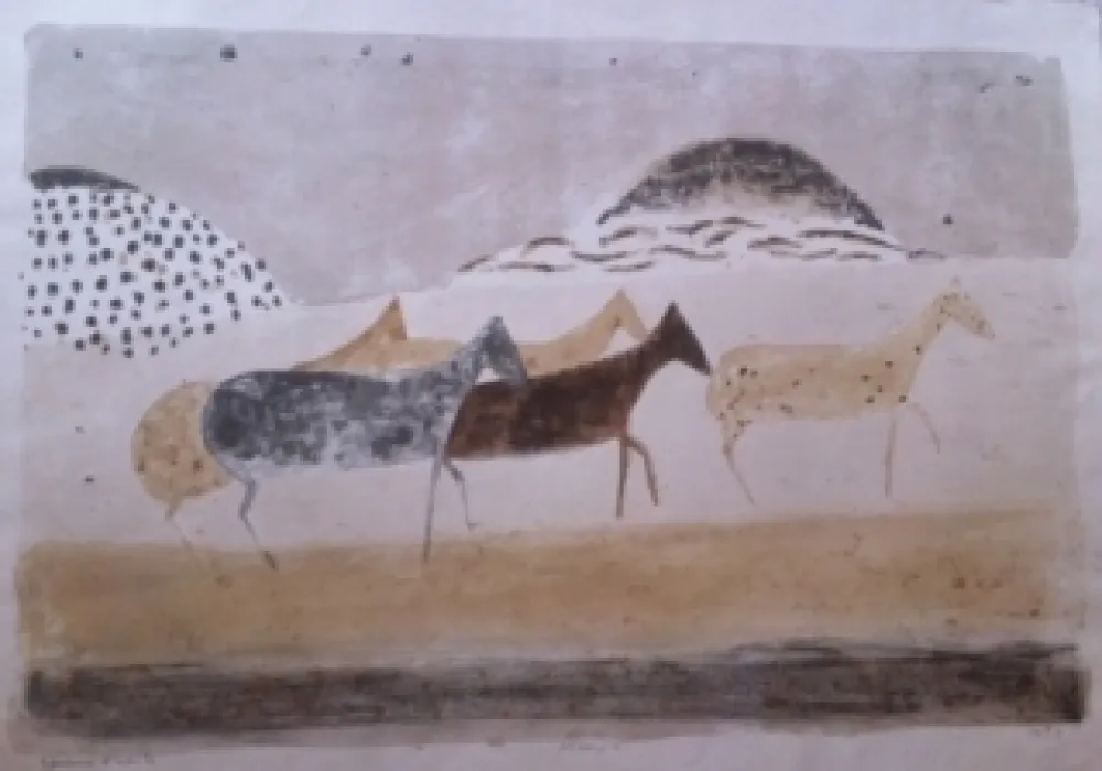 Lithografie Music - Cavallini