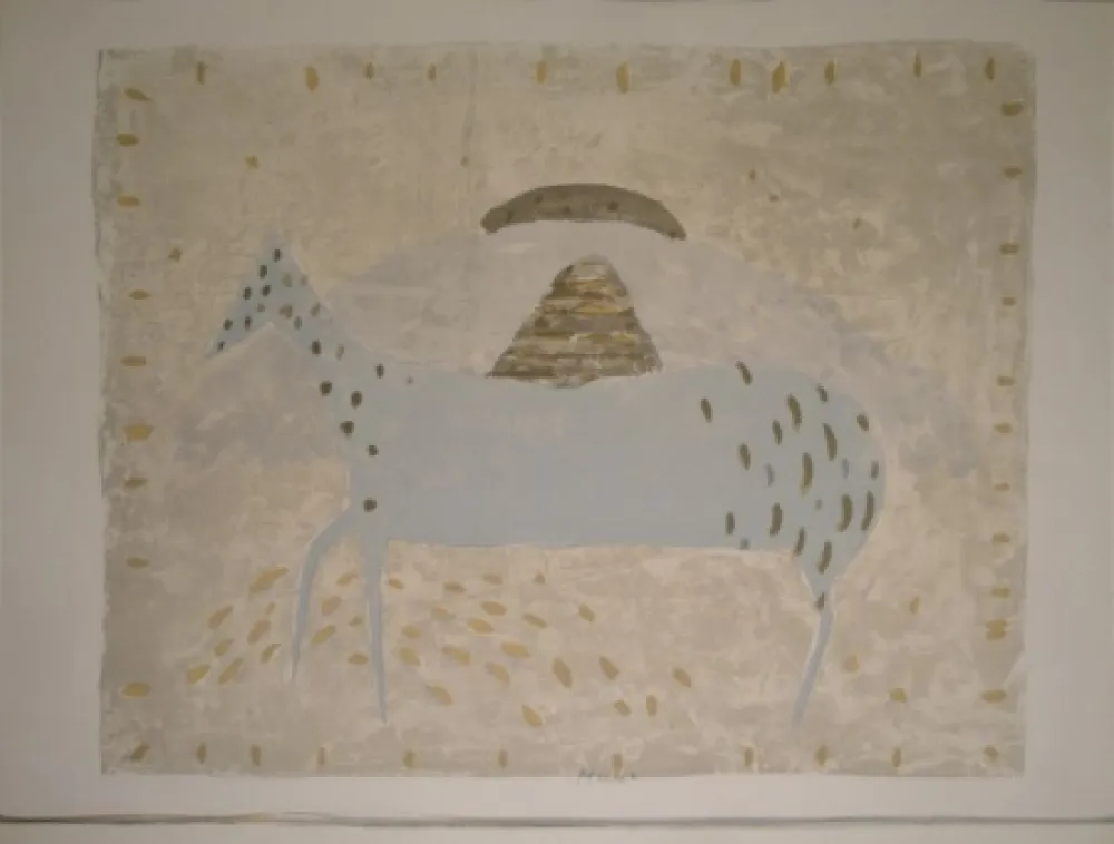 Lithografie Music - Cavallino Azzurro