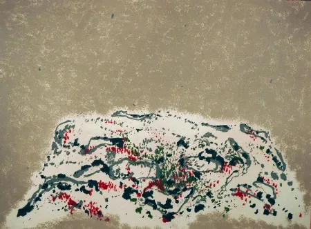 Lithografie Music - Colline piatte