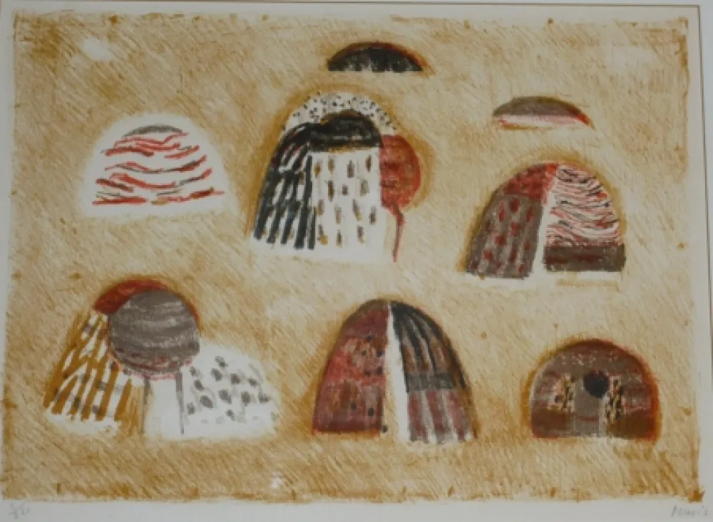 Lithografie Music - Femmes dalmates