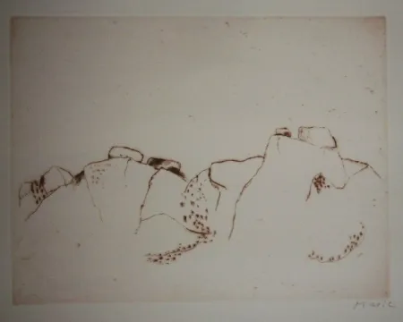 Ets En Aquatint Music - Jardins