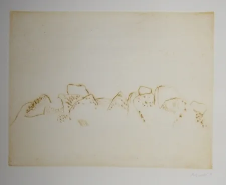 Ets En Aquatint Music - Jardins