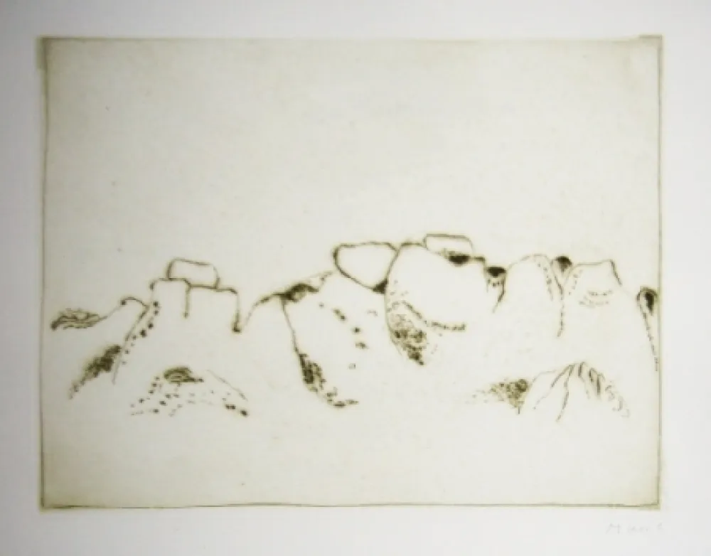 Ets En Aquatint Music - Jardins