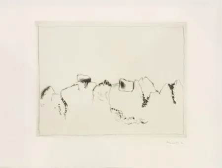 Gravure Music - Jardins déserts peut-être 