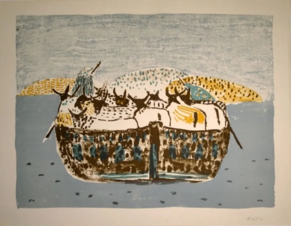 Lithografie Music - Le Bac