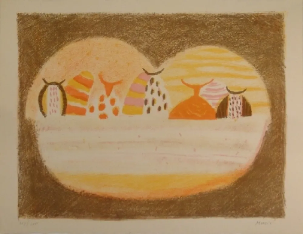 Lithografie Music - Le Bac