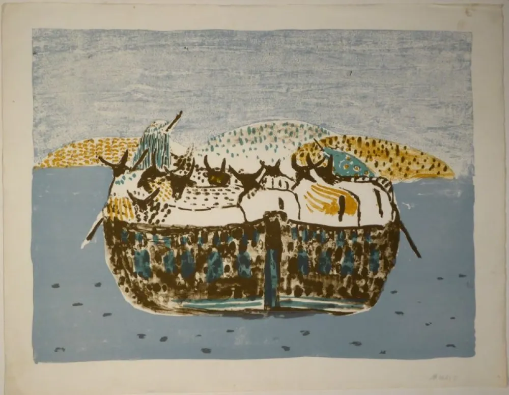 Lithografie Music - Le Bac