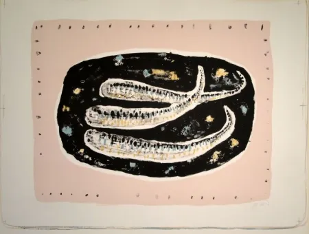 Lithografie Music - Poissons / Fische