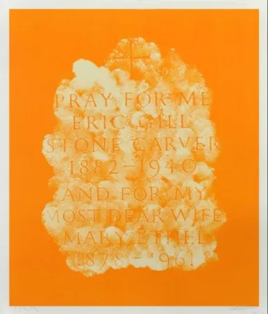 Lithografie Myles - A History of Type Design / Eric Gill, 1882-1940 (Speen, England)