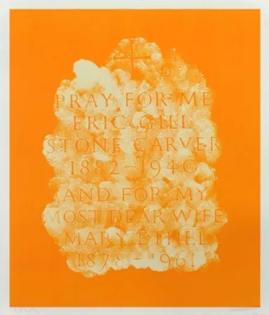 Lithografie Myles - A History of Type Design / Eric Gill, 1882-1940 (Speen, England)