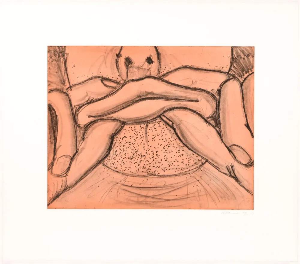 Ets Nauman - Soft Ground Etching - Coral