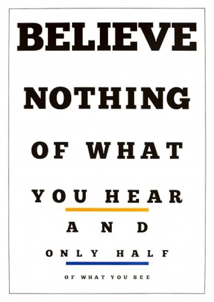 Lithografie Navarro - Carta Visual (Believe)