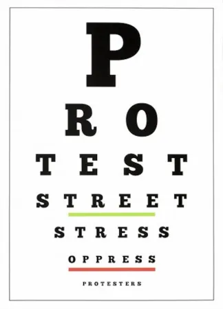Lithografie Navarro - Carta Visual (Protest)