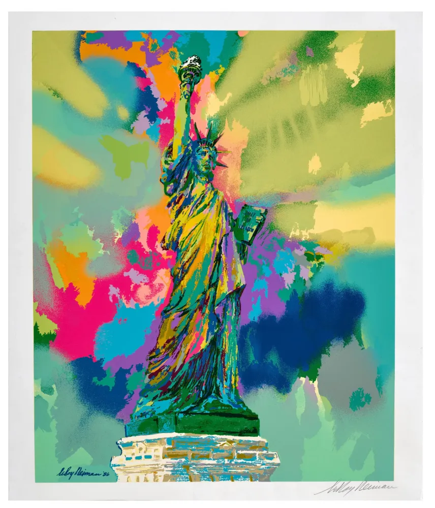 Zeefdruk Neiman - Lady Liberty