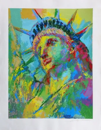 Zeefdruk Neiman - PORTRAIT OF LIBERTY