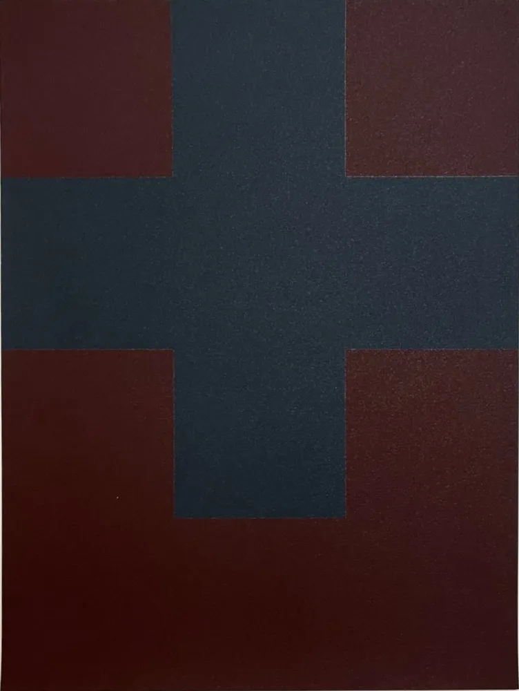 Zeefdruk Nemours - Composition III, 1989 - Hand-signed