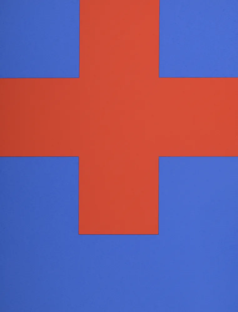 Zeefdruk Nemours - Composition IV, 1989 - Hand-signed