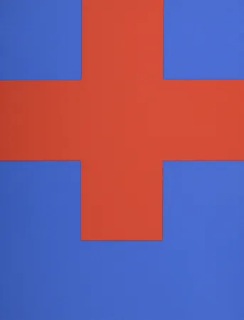 Zeefdruk Nemours - Composition IV, 1989 - Hand-signed