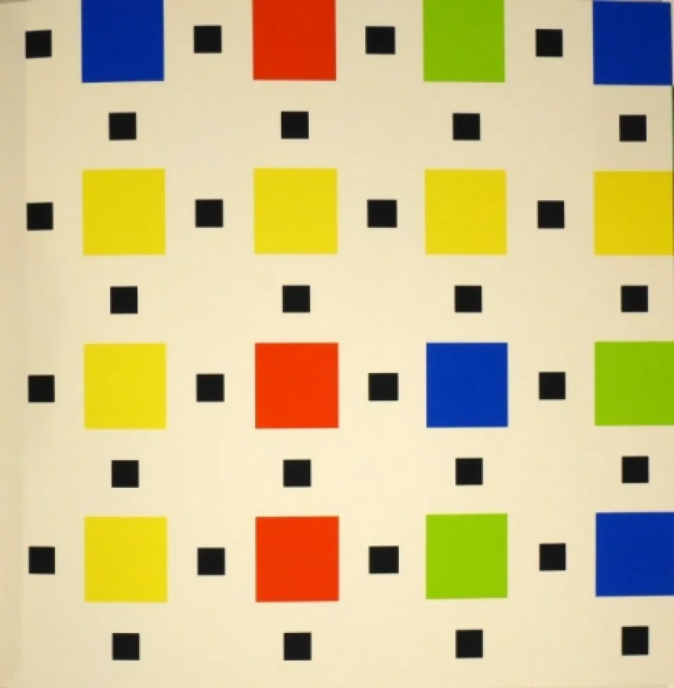 Zeefdruk Nemours - Trente-huit peintures à la gouache ou au vinyle