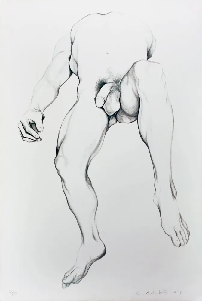 Lithografie Nesbitt - NUDE MALE 6