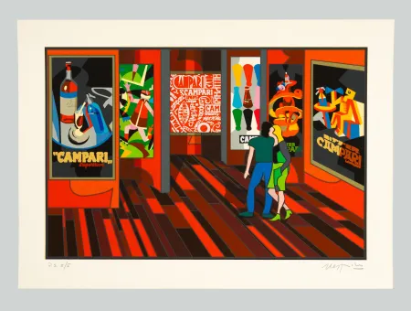 Zeefdruk Nespolo - Campari