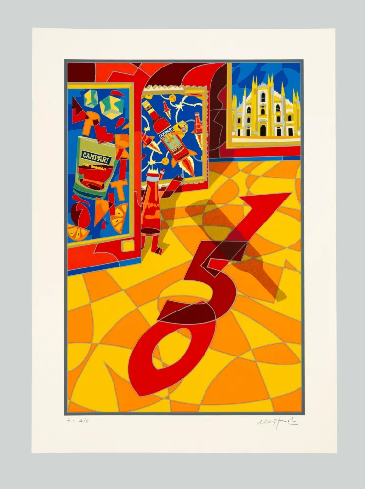 Zeefdruk Nespolo - Campari