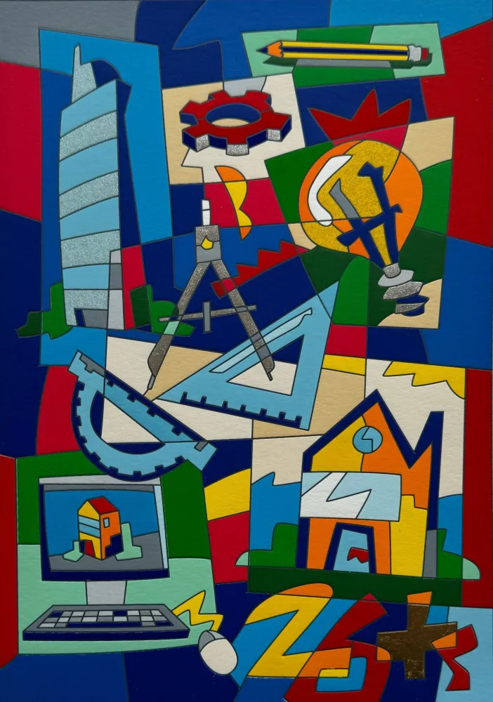 Zeefdruk Nespolo - Constructor ad arte