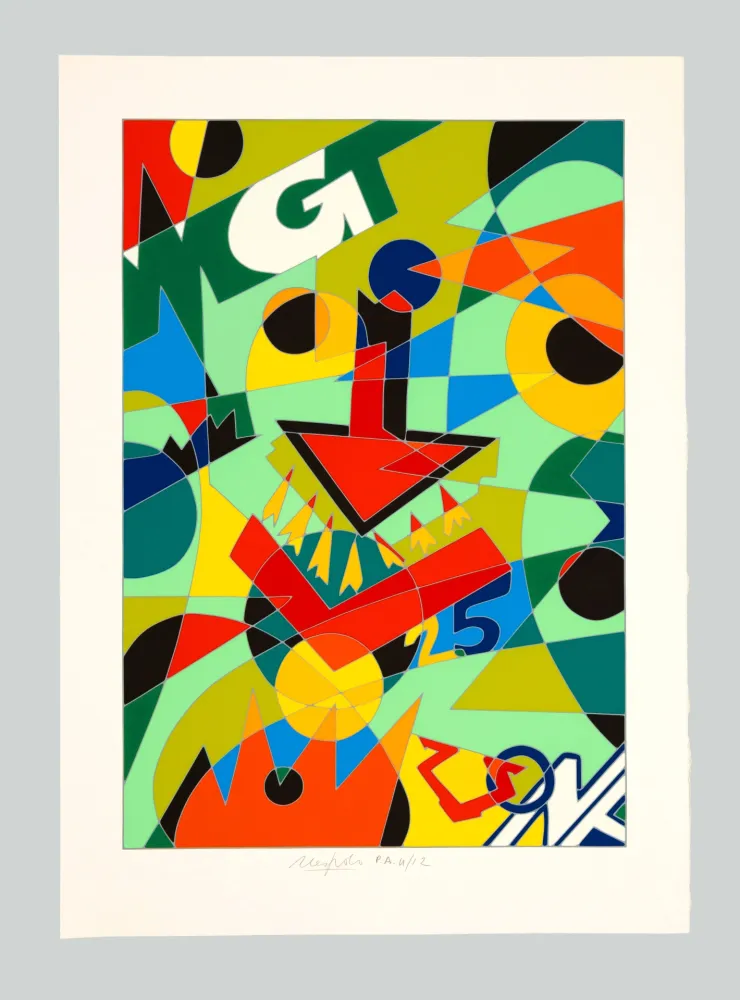 Zeefdruk Nespolo - Freccia rossa