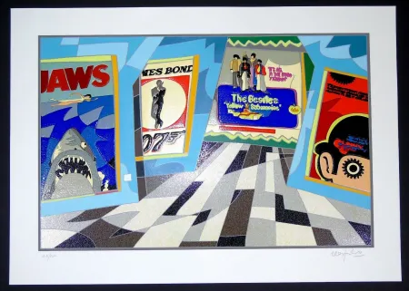 Zeefdruk Nespolo - Jaws