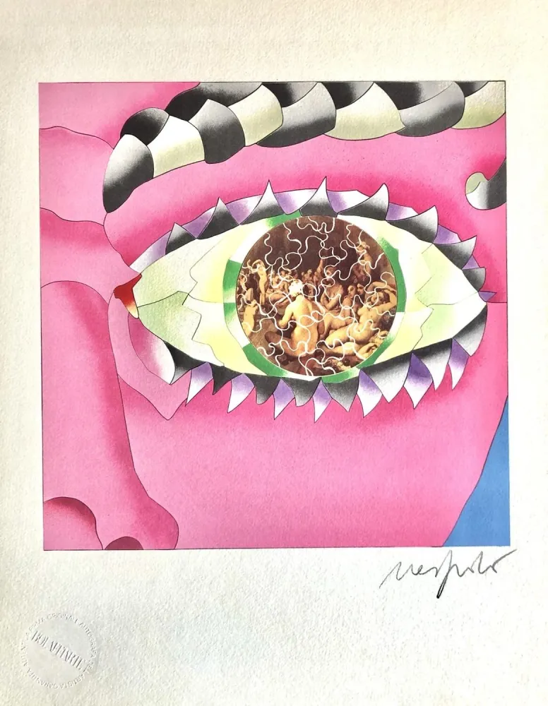 Lithografie Nespolo - La Vista (The View)