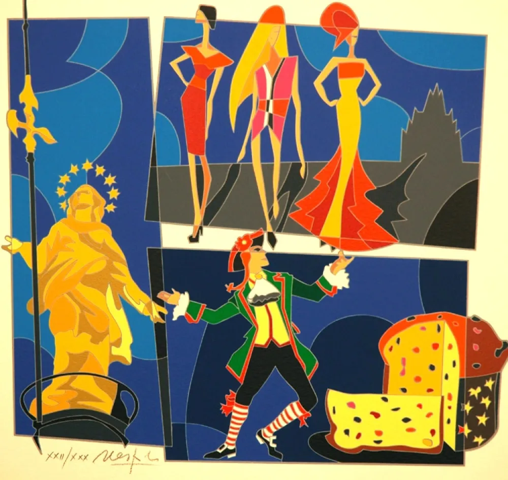 Zeefdruk Nespolo - Milano 2