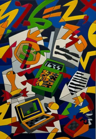 Zeefdruk Nespolo - Numerarius