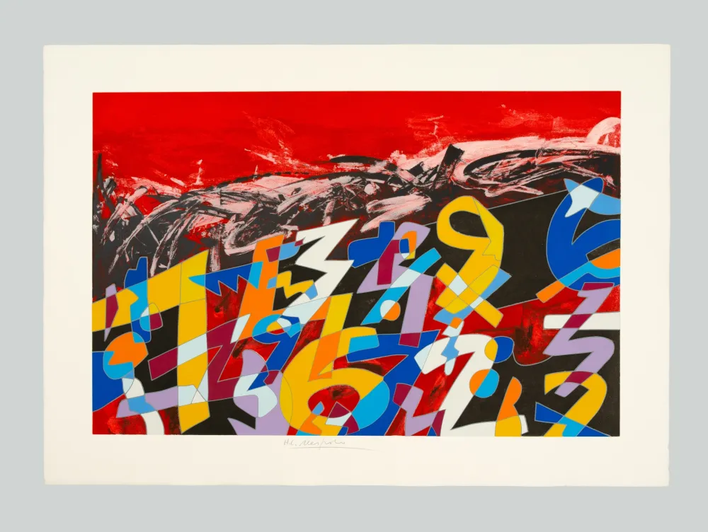 Zeefdruk Nespolo - Numeri