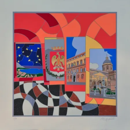 Zeefdruk Nespolo - Palermo