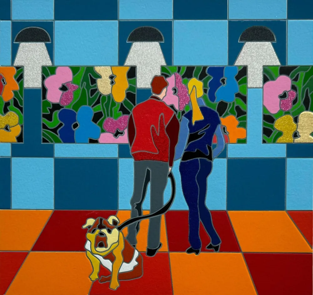 Zeefdruk Nespolo - Pop walk