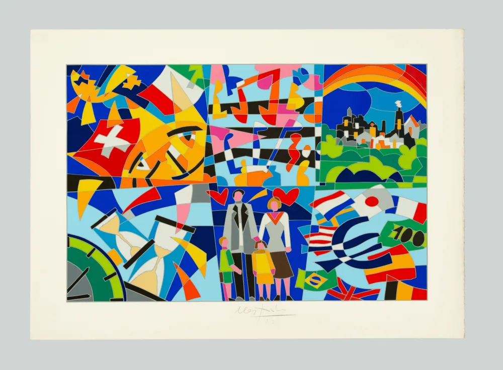 Zeefdruk Nespolo - Senza titolo