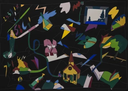 Zeefdruk Nespolo - Senza titolo