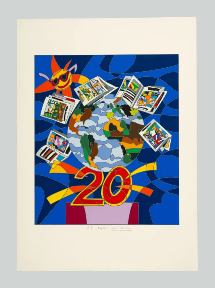 Zeefdruk Nespolo - Venti