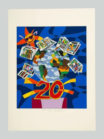 Zeefdruk Nespolo - Venti