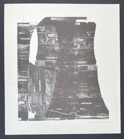 Zeefdruk Nevelson - Louise Nevelson (1899-1988) - Night Reflections - Screen printing on paper - 1968