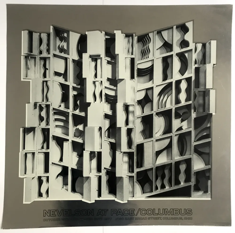 Poster Nevelson - Pace / Colombus (silver)