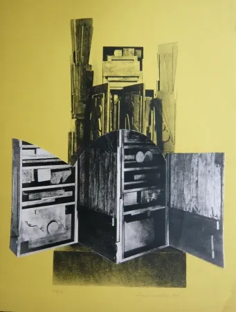 Zeefdruk Nevelson - Sans titre