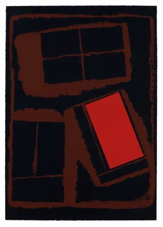 Zeefdruk Nevelson - Untitled