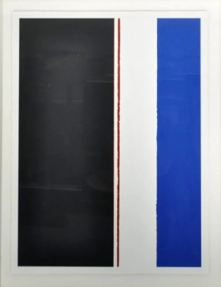 Zeefdruk Newman - The word II, 1954 by Barnett Newman