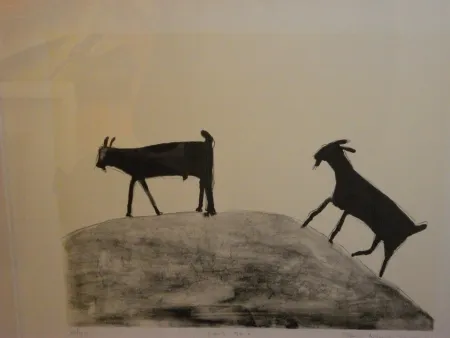 Lithografie Nhlengethwa - Lets Go I