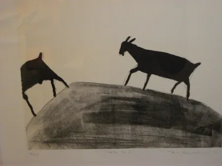 Lithografie Nhlengethwa - Lets Go II