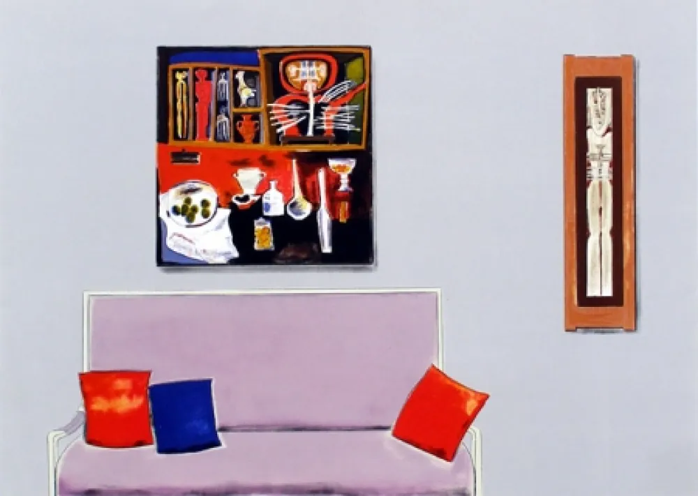 Lithografie Nhlengethwa - Tribute ti Cecil Skotnes