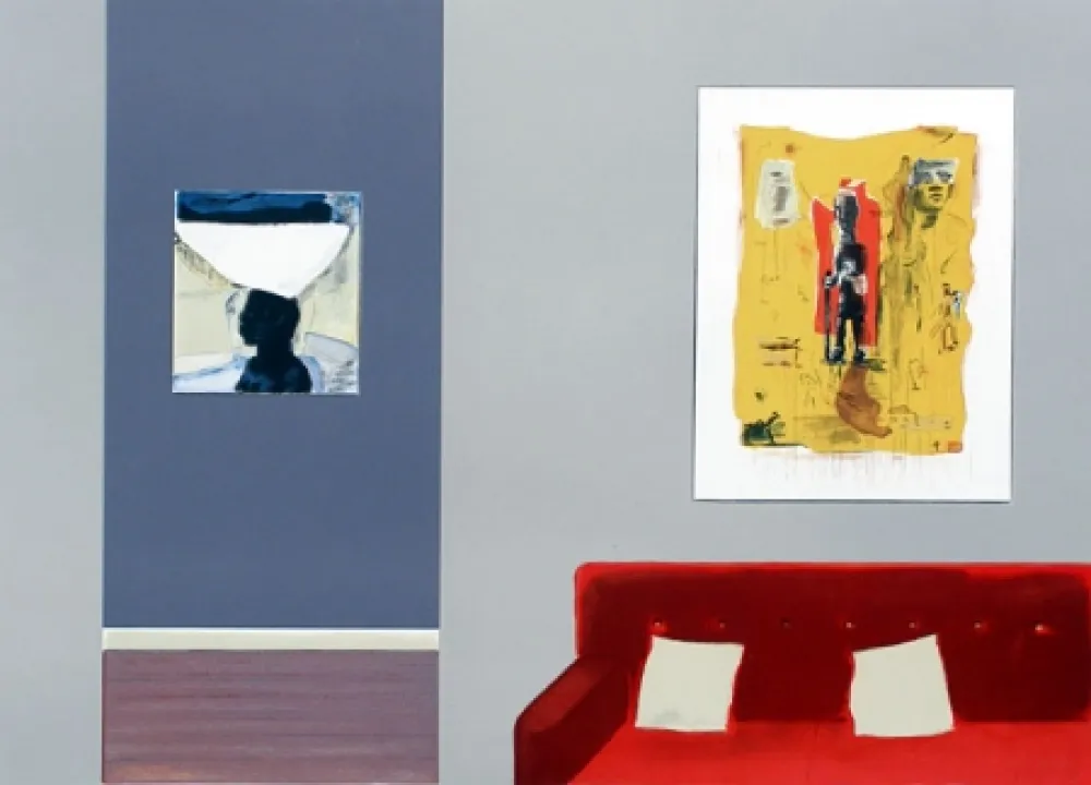 Lithografie Nhlengethwa - Tribute to Deborah Bell