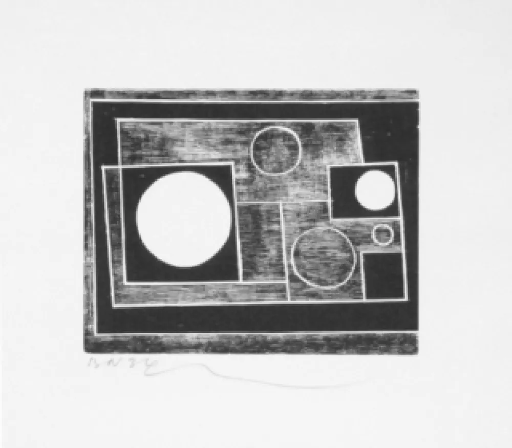 Houtsnede Nicholson - Sans titre