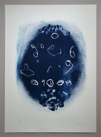 Zeefdruk Nicolaus - Zahlenbild - Ohne Titel